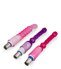 Laden Sie das Bild in den Galerie-Viewer, Dreierpack Analplugs für Fickmaschine