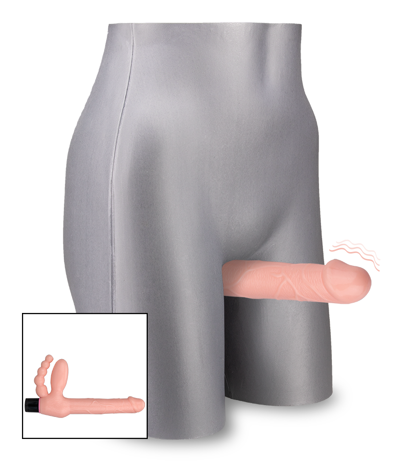 Dreifachdildo mit Vibration