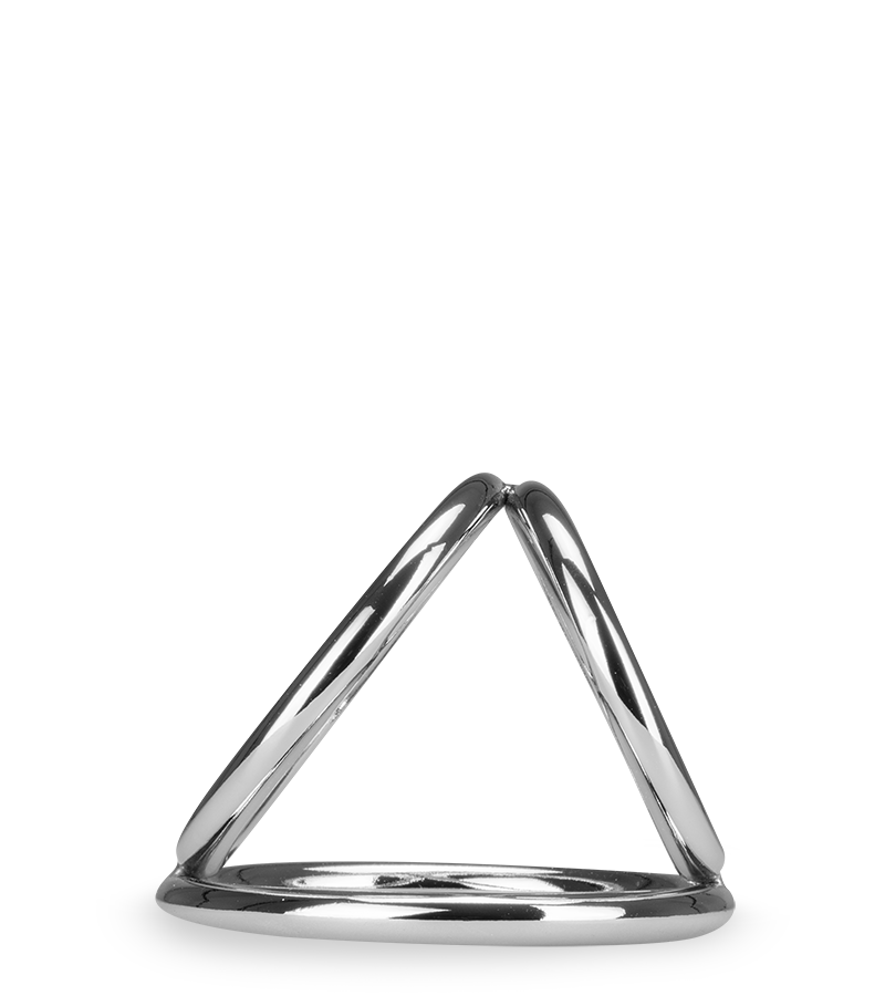 Dreifacher Cockring aus Edelstahl Holdy