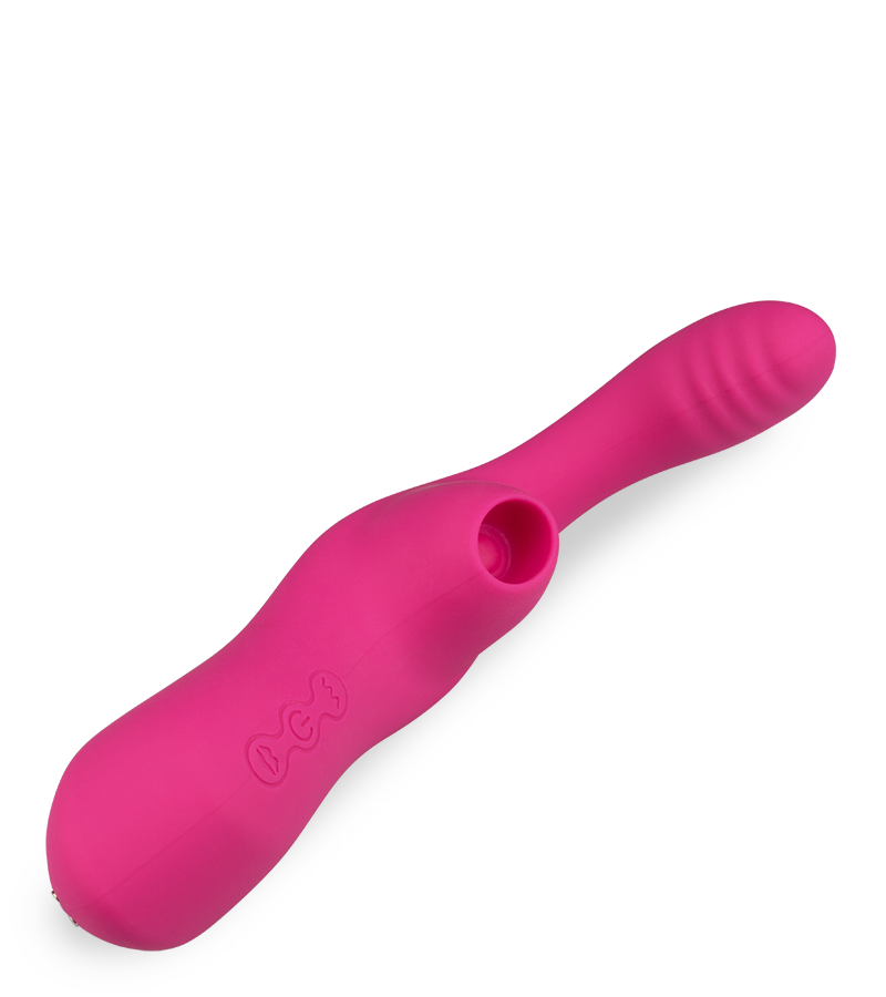 Druckwellenstimulator mit Innendildo Diva