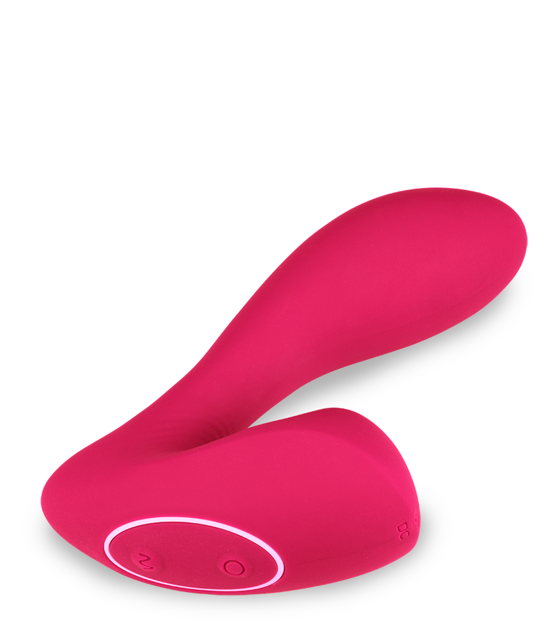 Druckwellenstimulator mit Innendildo Fame