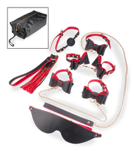 Laden Sie das Bild in den Galerie-Viewer, Edles BDSM-Set 7-teilig mit Aufbewahrungstasche