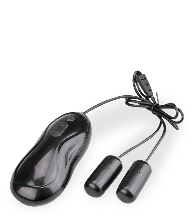 Eichelvibrator mit Cockring Tio