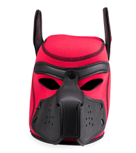 Laden Sie das Bild in den Galerie-Viewer, Farbige Puppy-Play-Hundemaske aus Neopren