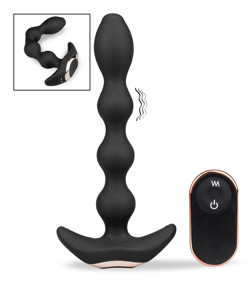 Ferngesteuerte vibrierende Analkette Devotion