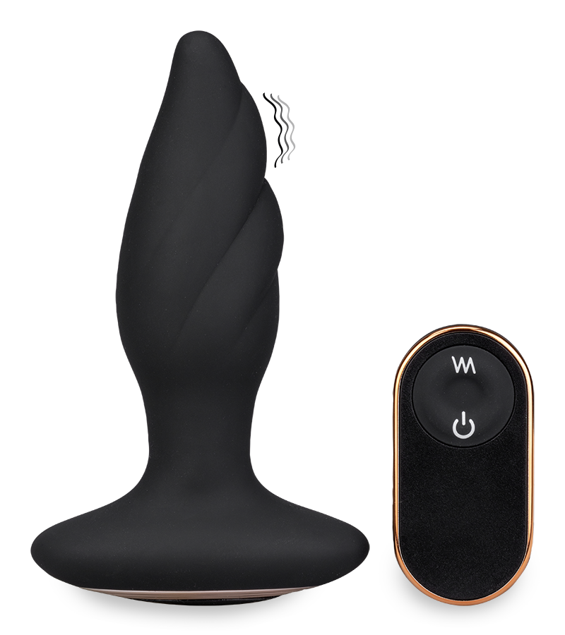 Ferngesteuerter Analplug mit Vibration Aïnata