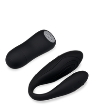 Laden Sie das Bild in den Galerie-Viewer, Ferngesteuerter Paar-Vibrator Lov'Inside™ – Schwarz