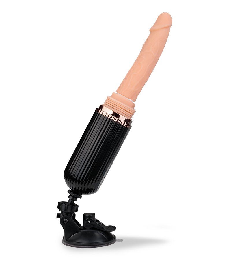 Ferngesteuerter Stoßdildo mit Vibration und Saugnapf Owen
