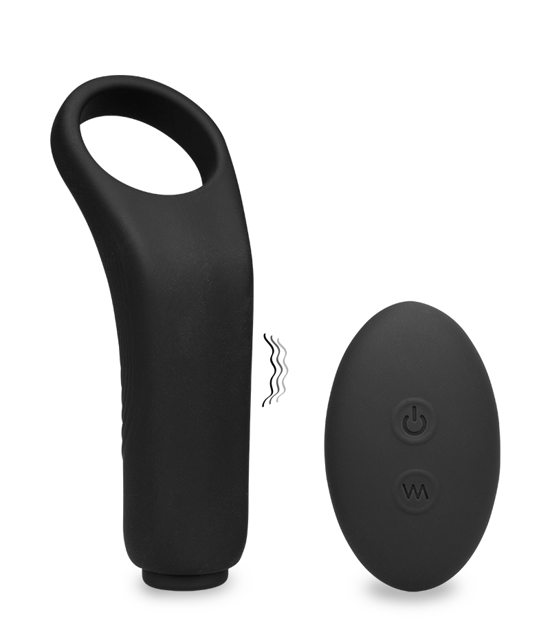 Ferngesteuerter Vibro-Cockring mit 9 Modi