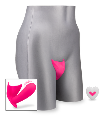 Ferngesteuerter Vibro-Slip mit genopptem Innendildo