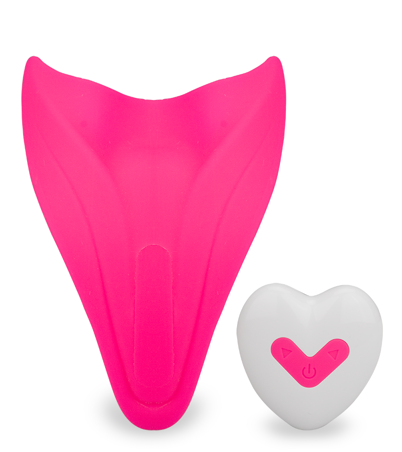 Ferngesteuerter Vibro-Slip mit genopptem Innendildo