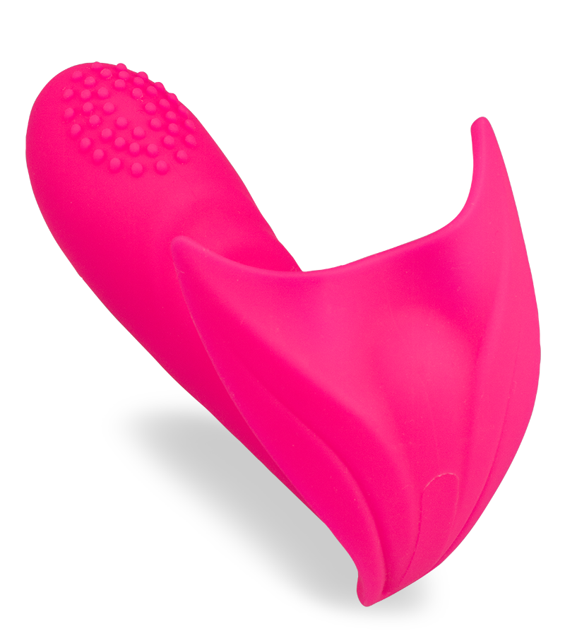 Ferngesteuerter Vibro-Slip mit genopptem Innendildo