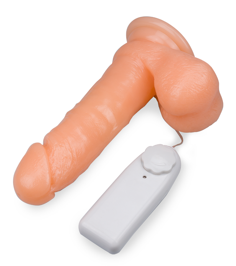 Ferngesteuerter XL-Dildo mit Saugnapf