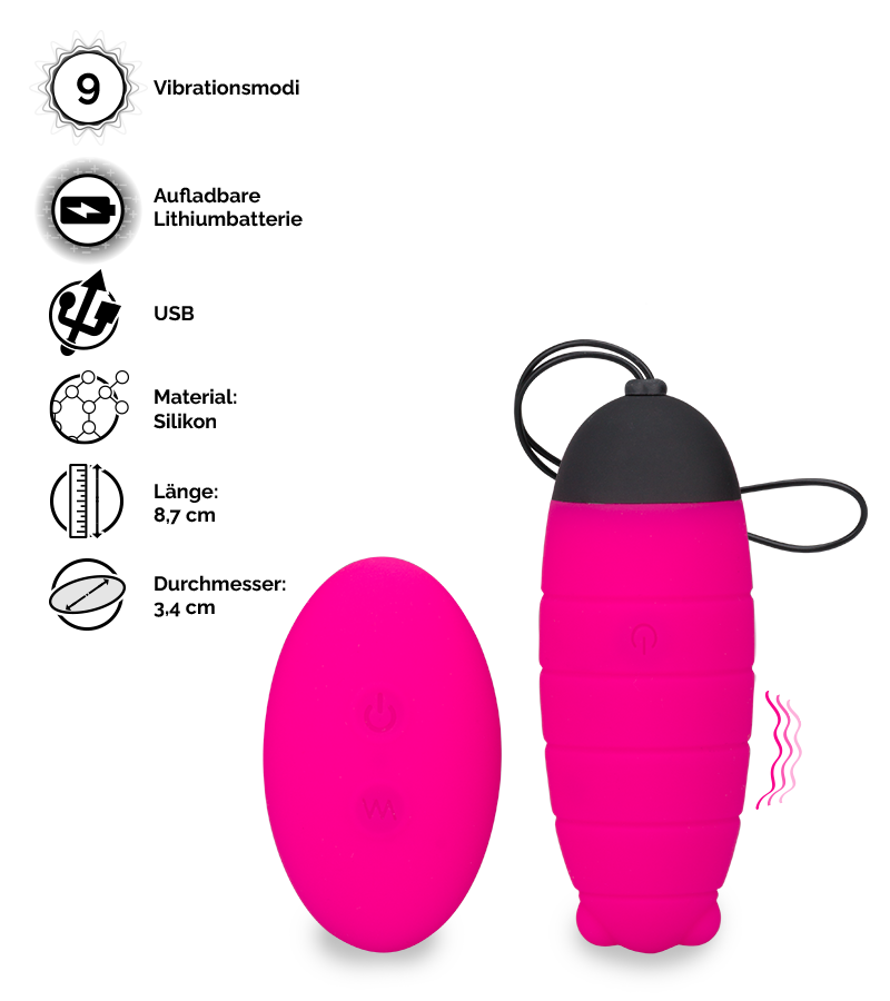 Ferngesteuertes Vibro-Ei Baby Bee