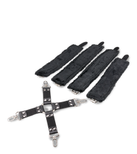 Laden Sie das Bild in den Galerie-Viewer, Fesselkreuz mit Hand- und Fußfesseln