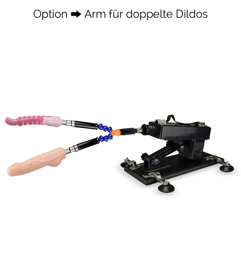 Fickmaschine mit 4 Aufsätzen