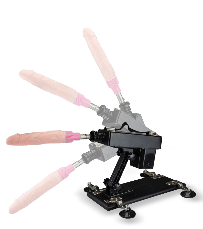 Fickmaschine mit 4 Aufsätzen