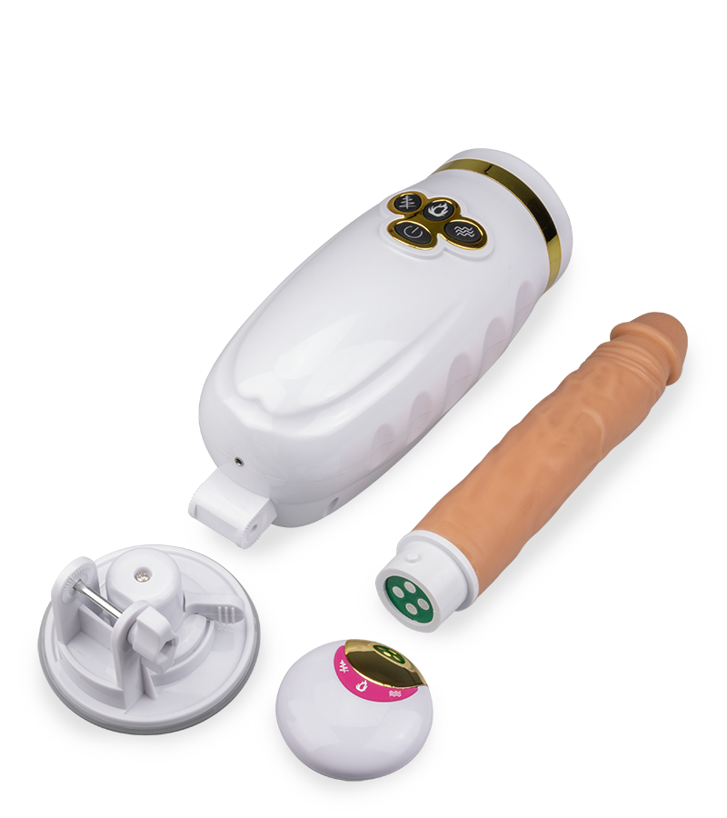 Fickmaschine mit Heizdildo und 16 Stufen