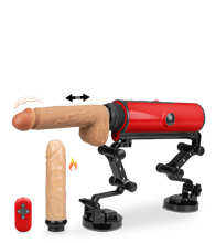 Laden Sie das Bild in den Galerie-Viewer, Fickmaschine mit Heizdildo und Dildovibrator