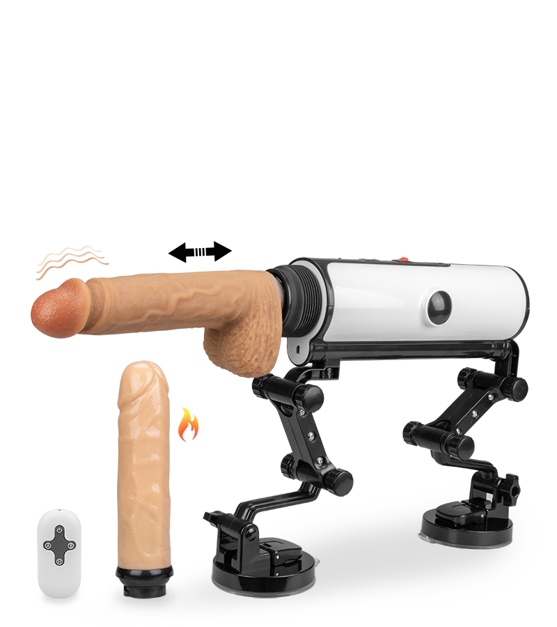 Fickmaschine mit Heizdildo und Dildovibrator