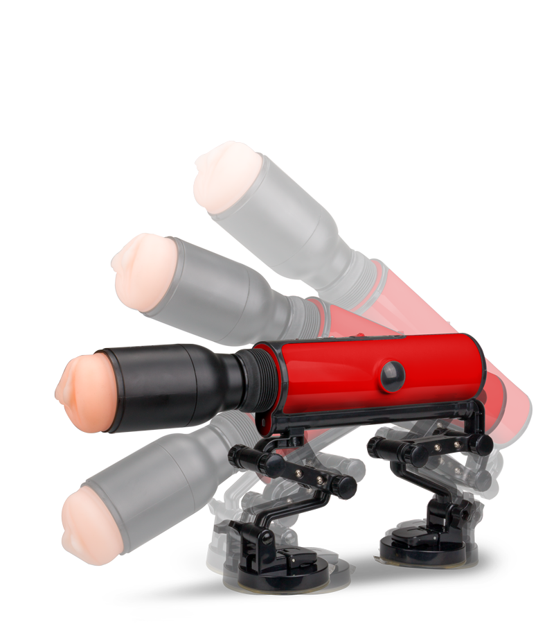 Fickmaschine mit vibrierendem Masturbator