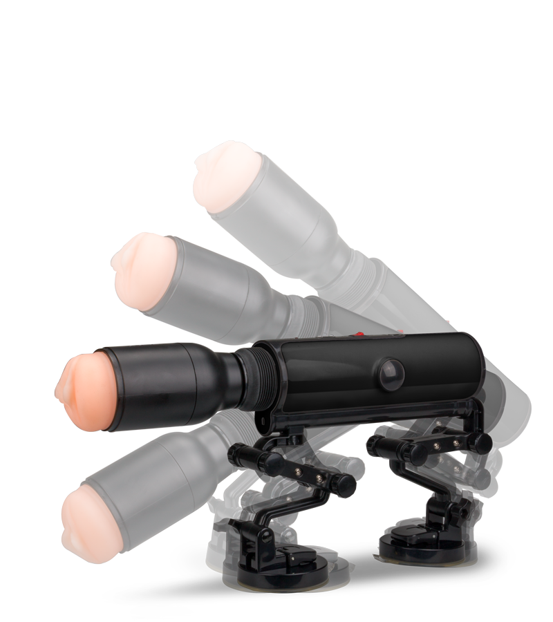 Fickmaschine mit vibrierendem Masturbator