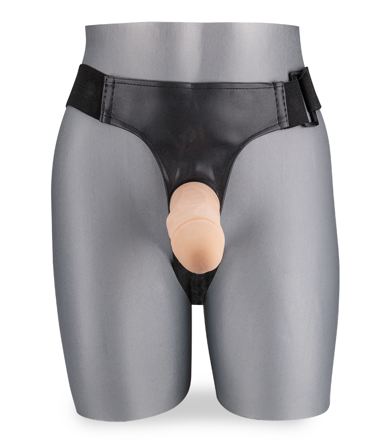 Formbarer XXL-Strapon-Dildo aus Silikon