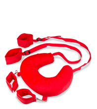 Laden Sie das Bild in den Galerie-Viewer, Fuß- und Handfesseln mit Nackenrolle