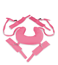 Laden Sie das Bild in den Galerie-Viewer, Fuß- und Handfesseln mit Nackenrolle