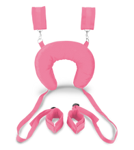 Laden Sie das Bild in den Galerie-Viewer, Fuß- und Handfesseln mit Nackenrolle