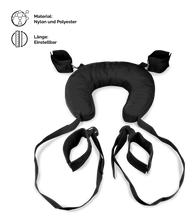 Laden Sie das Bild in den Galerie-Viewer, Fuß- und Handfesseln mit Nackenrolle