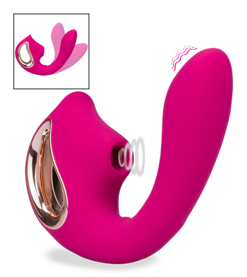 G-Punkt-Vibrator mit Druckwellen Empress