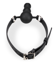 Laden Sie das Bild in den Galerie-Viewer, Gagball aus Silikon mit Plug 6 cm