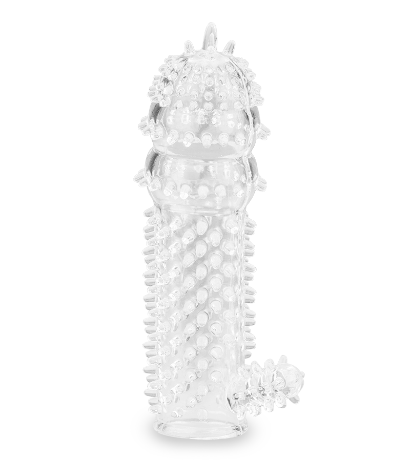 Genoppte Penishülle mit Reizer