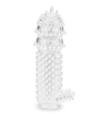 Genoppte Penishülle mit Reizer