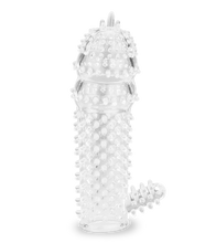 Laden Sie das Bild in den Galerie-Viewer, Genoppte Penishülle mit Reizer