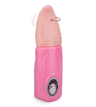 Laden Sie das Bild in den Galerie-Viewer, Genoppter Klitoris- &amp; Vagina-Stimulator mit Vibration