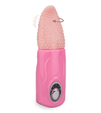 Genoppter Klitoris- & Vagina-Stimulator mit Vibration