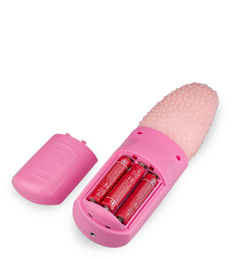 Genoppter Klitoris- &amp; Vagina-Stimulator mit Vibration