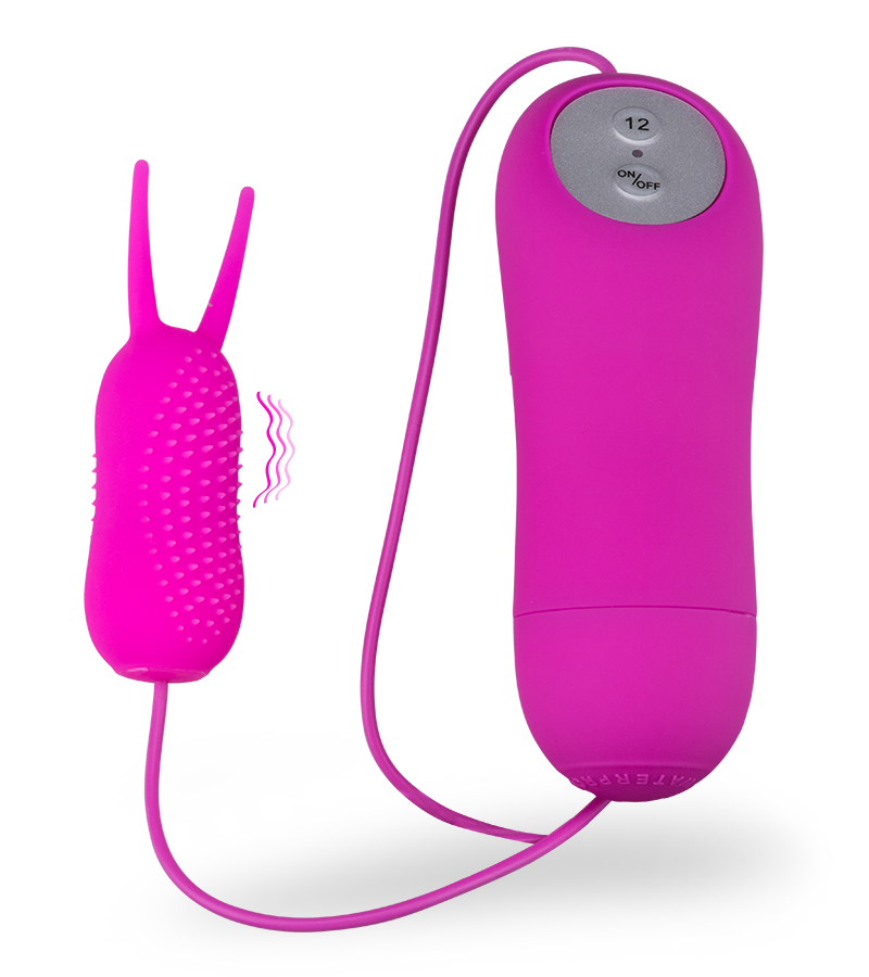 Genoppter Klitorisstimulator Pink Devil