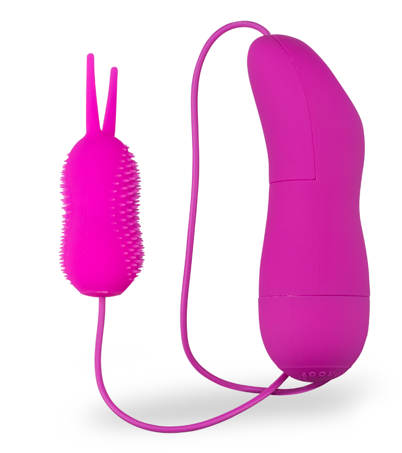 Genoppter Klitorisstimulator Pink Devil