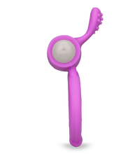 Laden Sie das Bild in den Galerie-Viewer, Genoppter Vibro-Penisring aus Silikon