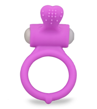 Laden Sie das Bild in den Galerie-Viewer, Genoppter Vibro-Penisring aus Silikon