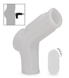 Gerillte Penismanschette mit Vibration Everest