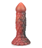 Geschuppter Drachen-Dildo mit Saugnapf 19 cm