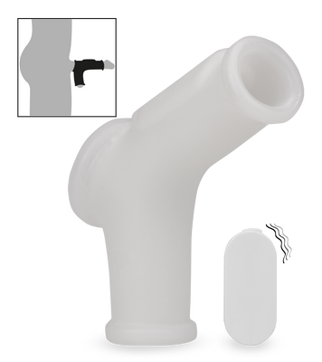 Glatte Penismanschette mit Vibration Everest