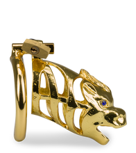 Laden Sie das Bild in den Galerie-Viewer, Goldfarbener Peniskäfig chinesisches Sternzeichen Drache