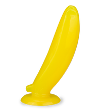Laden Sie das Bild in den Galerie-Viewer, Großer Bananen-Analplug mit Saugfuß