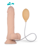 Großer ejakulierender Dildo mit Hoden