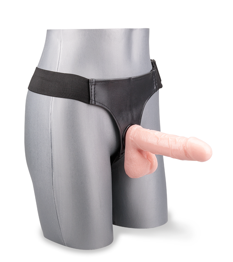 Großer Strapon-Dildo mit O-Ring